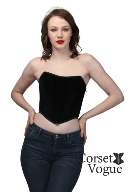 Chic Black Corset Top