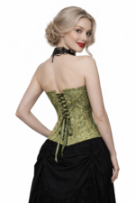 Damask Printed Waist Trainer Overbust Corset
