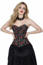 Gothic Printed Waist Trainer Corset