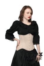 Faux Leather Waist Trainer UnderBust - Image 3