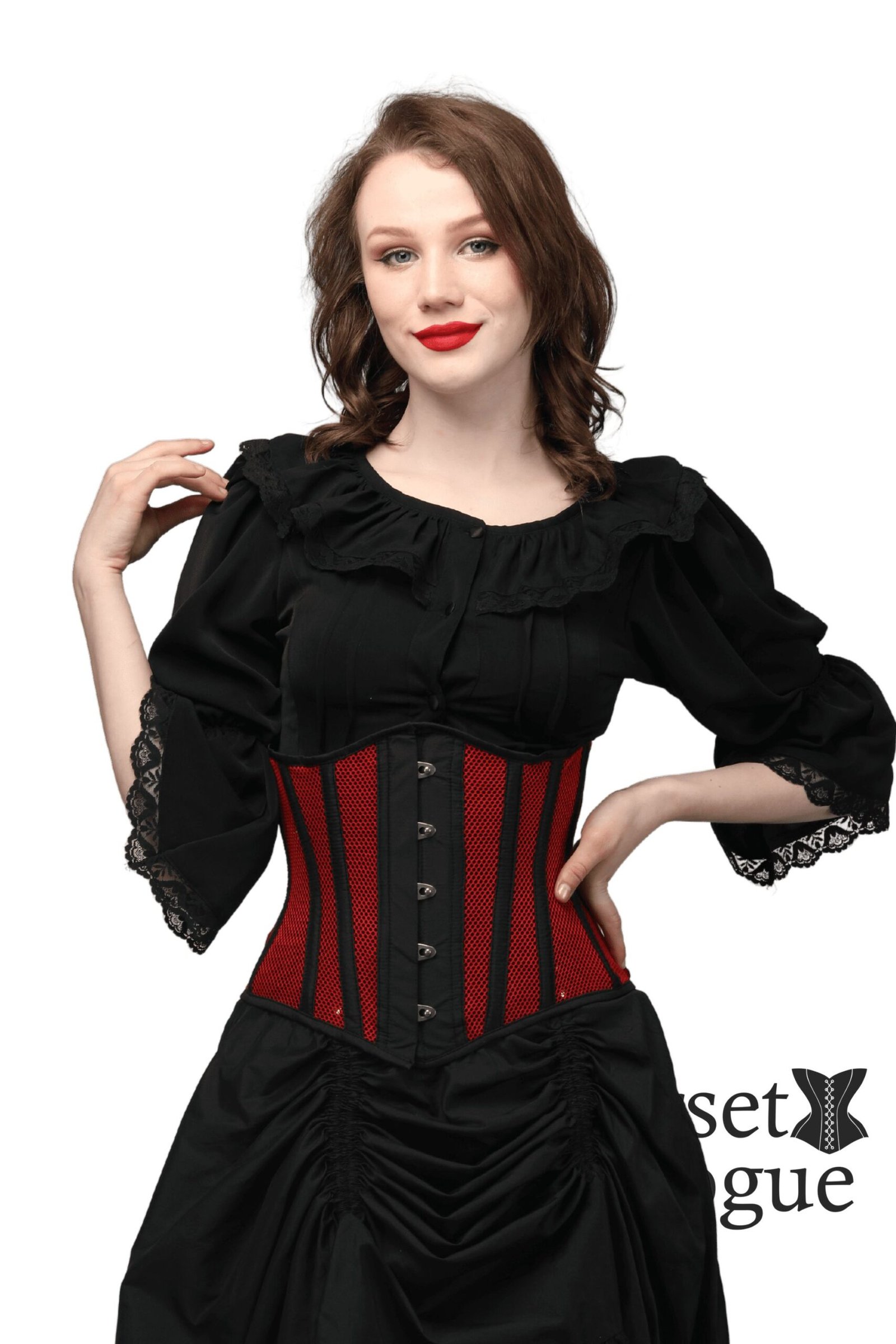 Red Underbust Corset