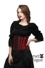 Bold and Beautiful: Red Underbust Corset - Image 3