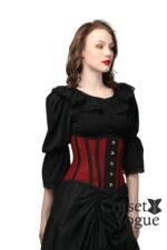 Bold and Beautiful: Red Underbust Corset - Image 2