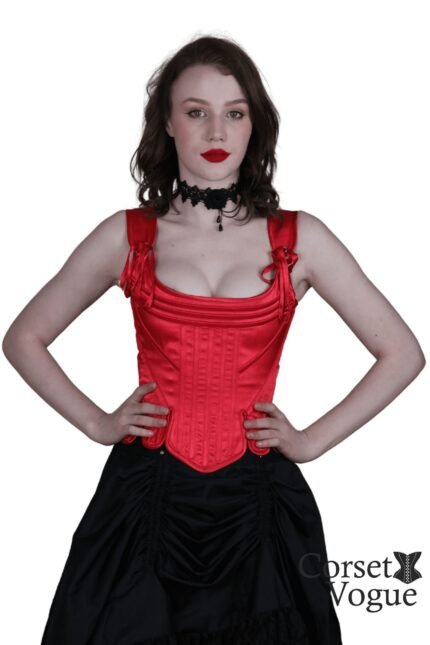 Red Over Bust Corset