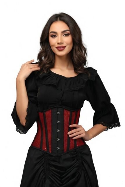 Bold and Beautiful: Red Underbust Corset