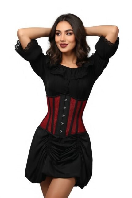 Bold and Beautiful: Red Underbust Corset