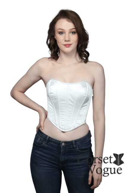 Classic White Corset Top