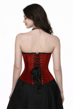Royal Maroon Velvet Over Bust Corset