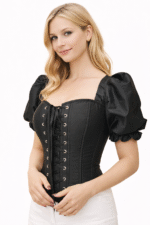 Black Women's Corset Top - Image 2