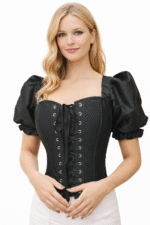 Black Women's Corset Top