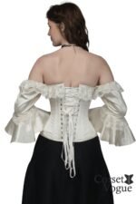 Lily Elegant Over Bust Corset with Sleeve - Image 3