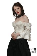 Lily Elegant Over Bust Corset with Sleeve - Image 4