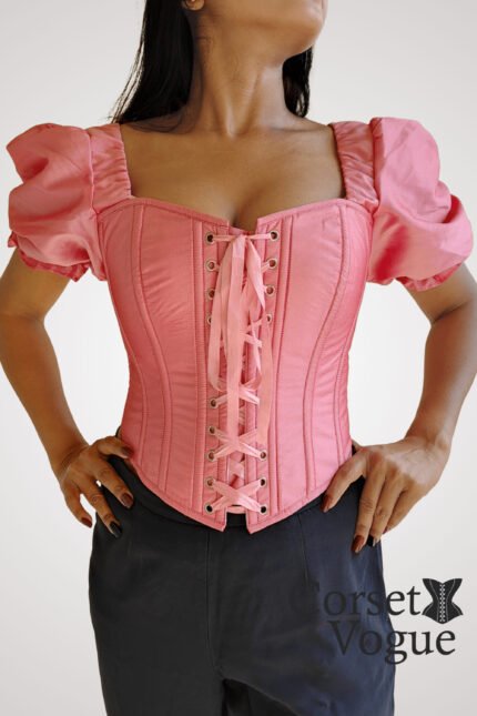 Pink Women's Corset Top