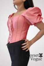 Pink Women's Corset Top - Image 3