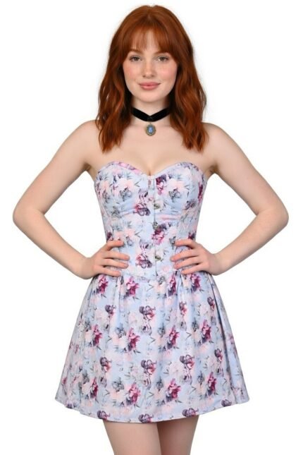 Julina Floral Corset Dress