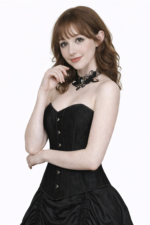 Seductive Black Velvet Over bust Corset