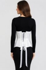 Pure Elegance White Lace Corset
