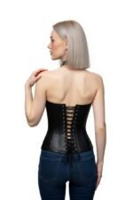 Faux Leather Steel Boned Corset